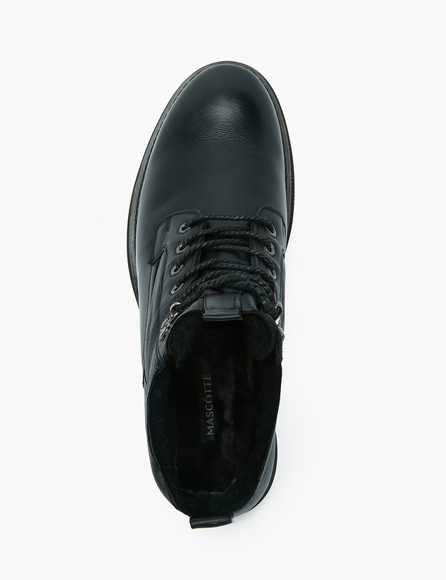Черные мужские ботинки MASCOTTE 58-223132-0102 | ракурс 4