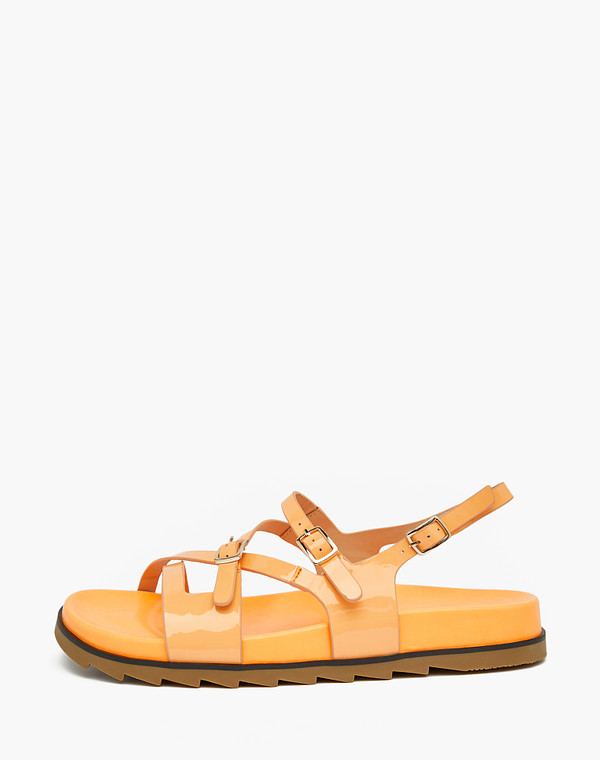 Оранжевые женские сандалии