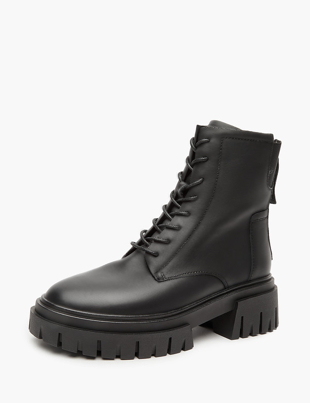 Черные женские зимние ботинки MASCOTTE 233-2265637-7100M | ракурс 2