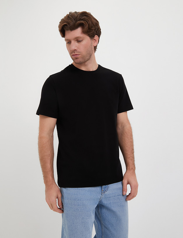 Черная мужская футболка MASCOTTE 873-4105-2602 | ракурс 3