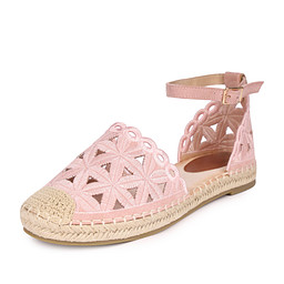 145-51WK-072T Туфли женские текстиль/б.п. розов, INSTREET