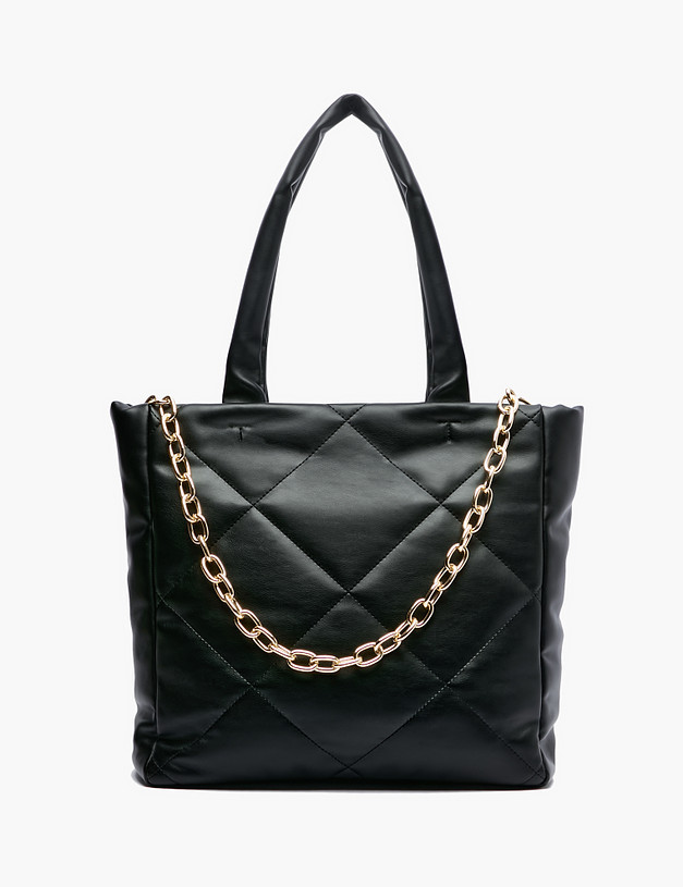 Черная женская сумка с цепью MASCOTTE 670-2210-602 | ракурс 4
