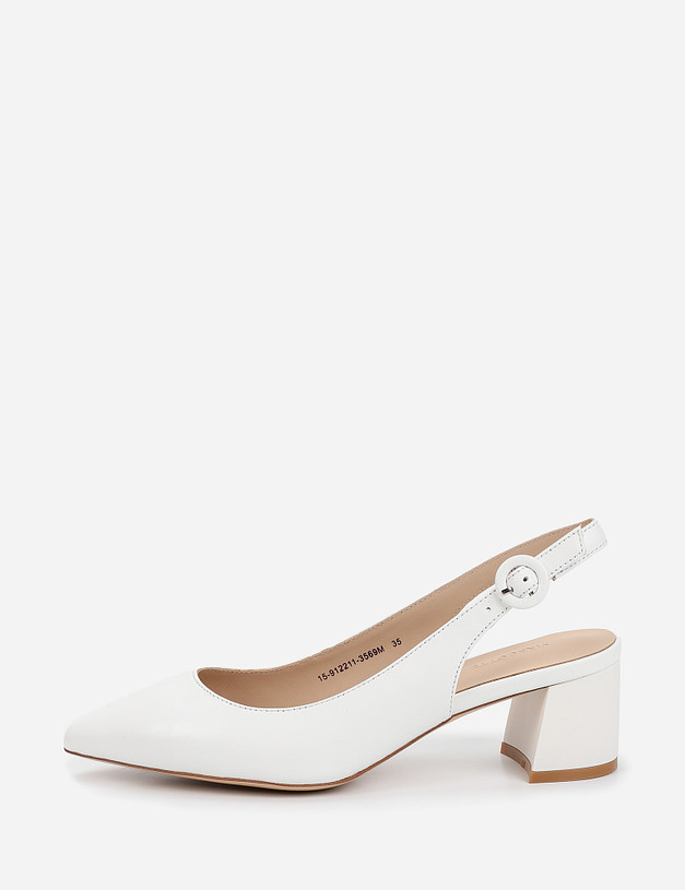 Белые женские туфли MASCOTTE 15-912211-3569M | ракурс 2