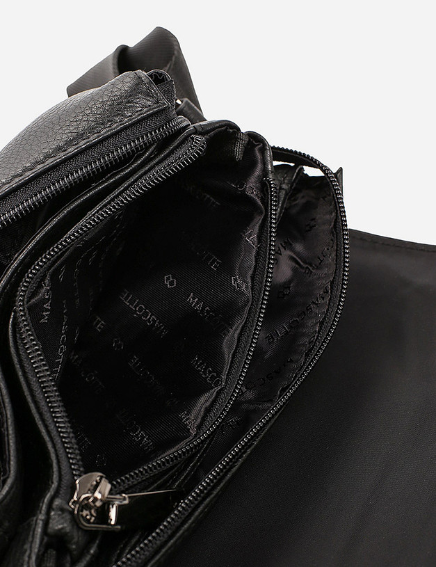 Черная мужская сумка MASCOTTE 622-0226-102 | ракурс 4