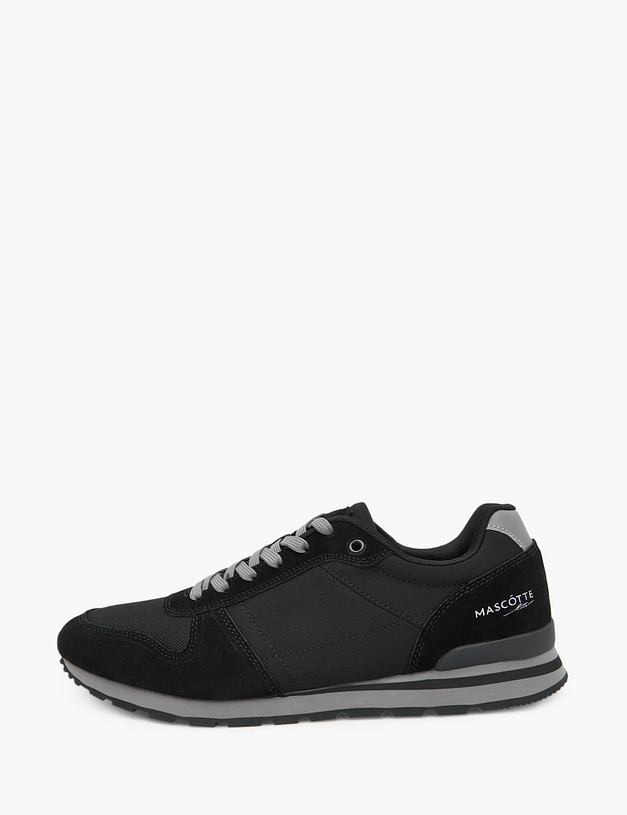 Черные мужские кроссовки MASCOTTE 64-311021-0202 | ракурс 1