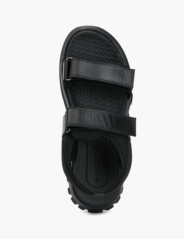 Черные мужские сандалии MASCOTTE 128-214021-0102 | ракурс 4