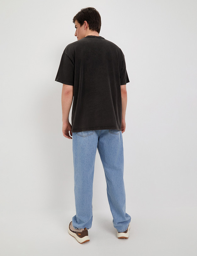 Темно-серая мужская футболка MASCOTTE 889-4118-2610 | ракурс 5