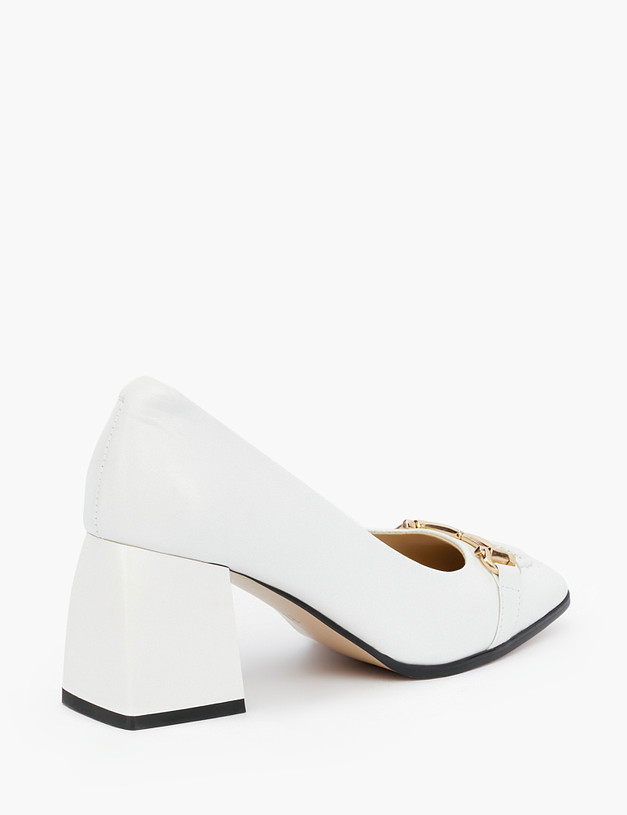 Белые женские туфли MASCOTTE 233-210411-0501 | ракурс 3