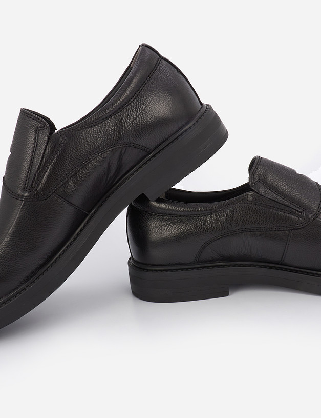 Черные мужские туфли MASCOTTE 22-120813-3180M | ракурс 7