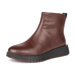 77-52WA-018VR Ботинки женские кож.спилок/ворс.ткань бордо, Zenden