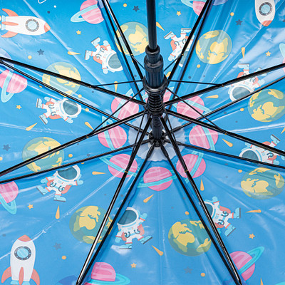 Зонт трость полуавтоматический для мальчиков ZENDEN YU-31-JY383-007, цвет синий, размер ONE SIZE - фото 5