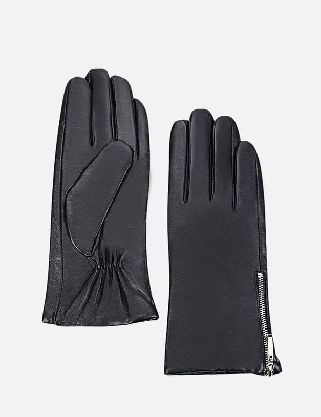 Черные женские перчатки MASCOTTE 717-1202-102 | ракурс 2