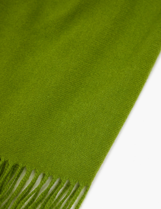 Зеленый женский шарф MASCOTTE 766-3210-2404 | ракурс 3