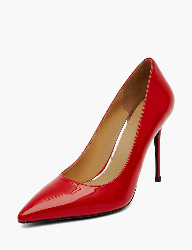 Красные лакированные женские туфли MASCOTTE 172-3180911-0705 | ракурс 4