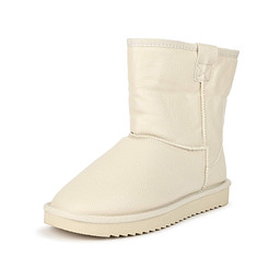 76-22WA-009SW Ботинки женские и.кожа/и.мех беж, INSTREET