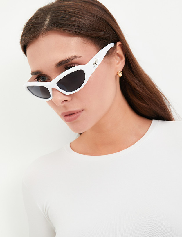 Белые женские очки MASCOTTE 753-4134-7701 | ракурс 1