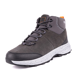 189-32MV-983FFN Ботинки для активного отдыха мужские спилок-текстиль/шерсть-текстиль серый, Quattrocomforto