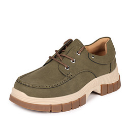 199-42WB-1021VT Полуботинки для активного отдыха женские кож.спилок/текстиль зелен, Zenden