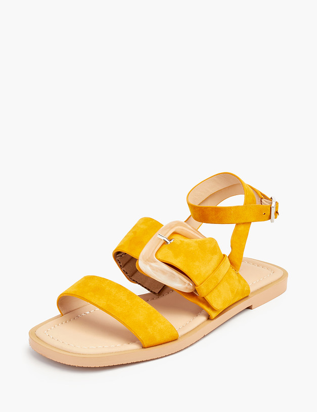 Желтые женские сандалии MASCOTTE 99-2142313-4603M | ракурс 2