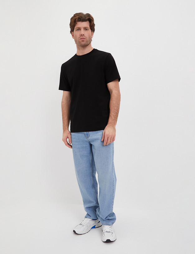 Черная мужская футболка MASCOTTE 873-4108-2602 | ракурс 5