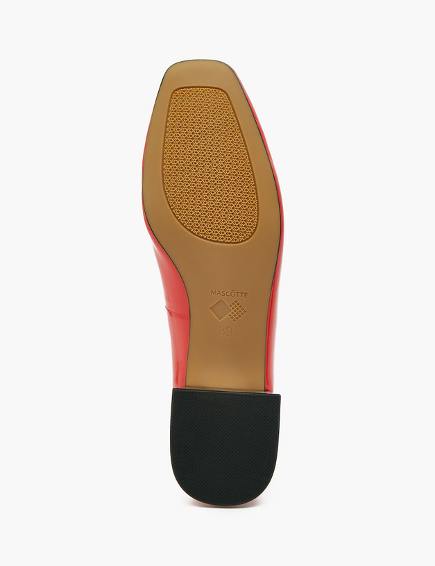 Красные лакированные женские туфли MASCOTTE 126-210511-3709M | ракурс 5