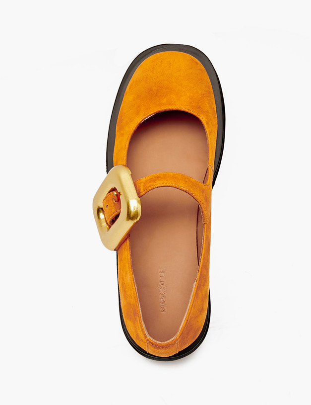 Оранжевые женские туфли Мэри Джейн MASCOTTE 47-4126311-4641M | ракурс 4