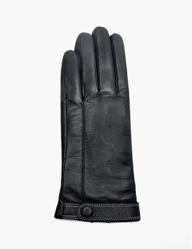 Черные женские перчатки MASCOTTE 717-2205-102 | ракурс 2