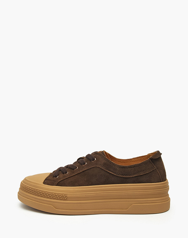 Коричневые женские кеды 11190₽