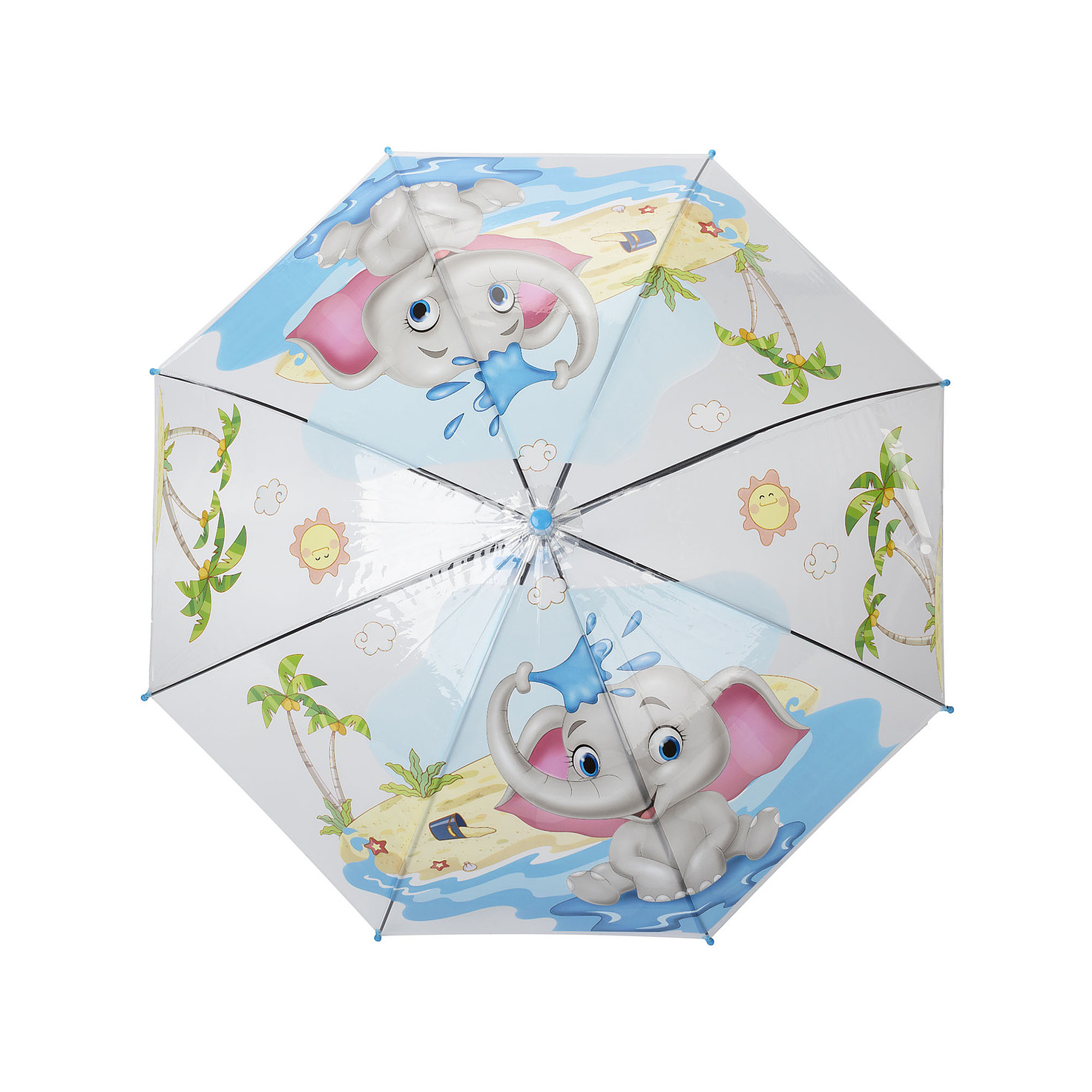 Зонт трость полуавтоматический для девочек INSTREET YU-02-10509-021 фото