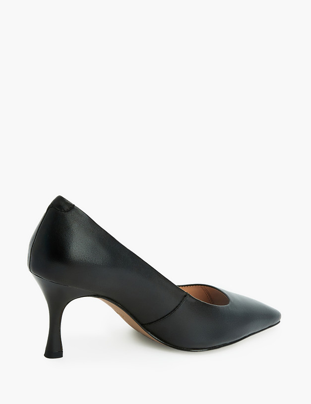 Черные кожаные женские туфли MASCOTTE 233-3181611-3501M | ракурс 3