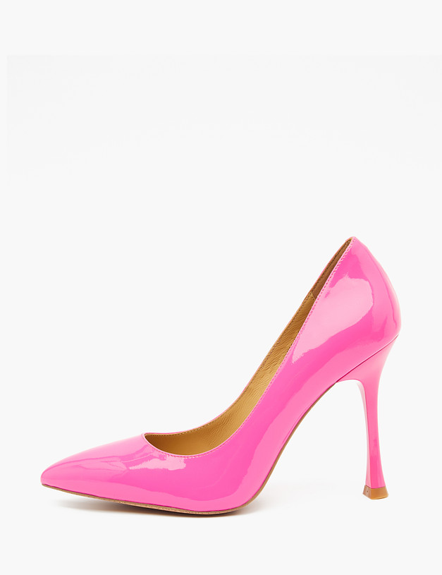 Розовые лакированные женские туфли MASCOTTE 172-318711-0706 | ракурс 1