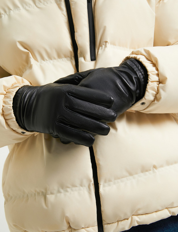 Черные мужские перчатки MASCOTTE 717-2215-102 | ракурс 1