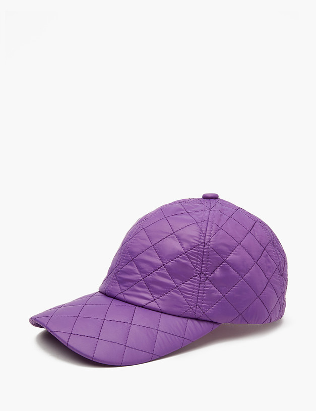 Фиолетовая стеганая кепка MASCOTTE 746-2202-2407 | ракурс 4