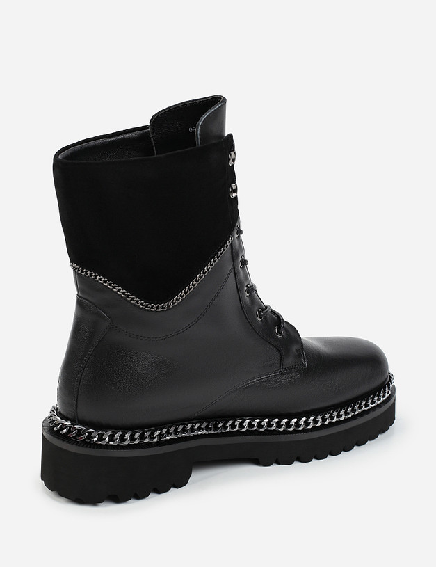 Черные женские ботинки MASCOTTE 09-1262121-3199M | ракурс 4