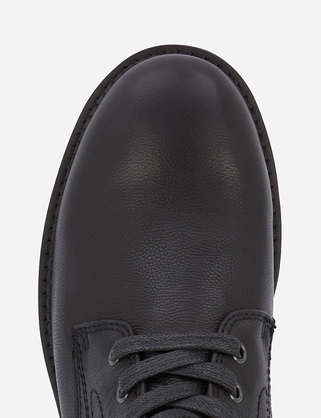 Черные кожаные мужские ботинки MASCOTTE 22-1210323-3180M | ракурс 9