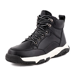 2-22GO-008SR Ботинки для активного отдыха девичьи и.кожа/ворс.ткань черн, Pulse