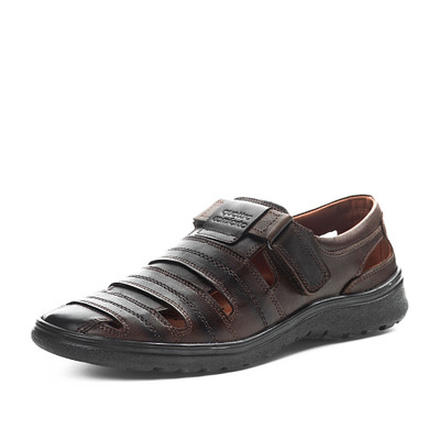 Туфли летние мужские quattrocomforto 335-21MZ-013KK, цвет коричневый, размер 40 - фото 1