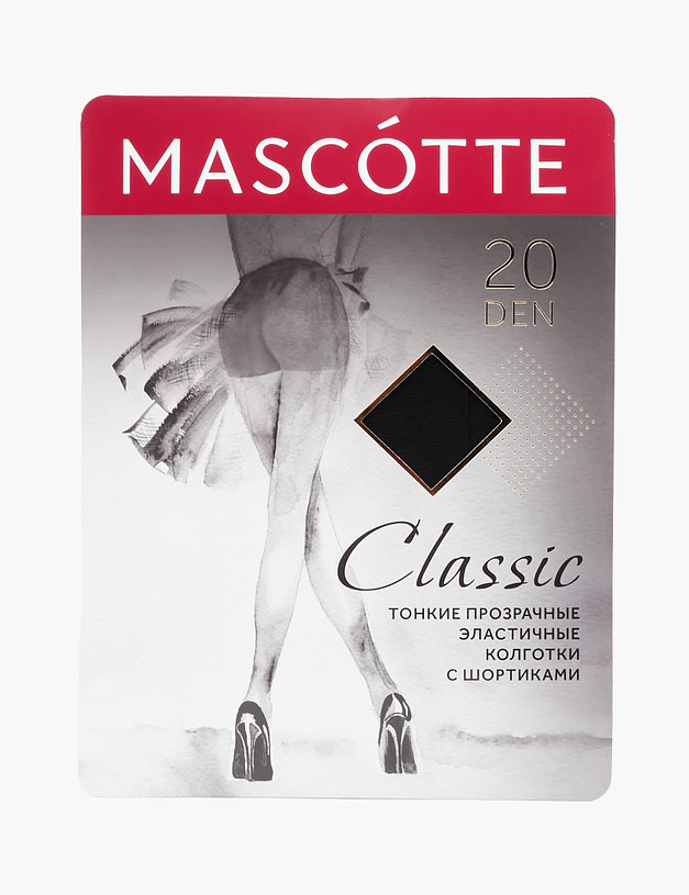 Черные женские колготки MASCOTTE MAS Classic_20_p.4_N | ракурс 1
