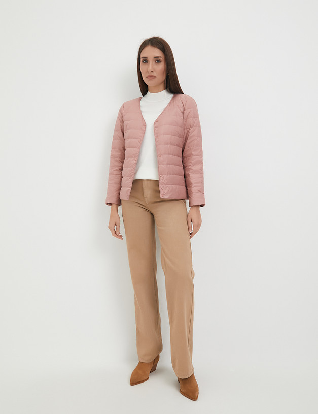 Розовая женская куртка MASCOTTE 234-3311-2406 | ракурс 3