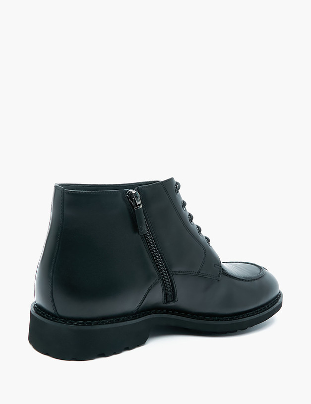 Черные кожаные мужские ботинки MASCOTTE 128-2221526-0102 | ракурс 3