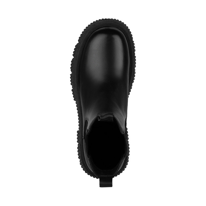 Женские черные кожаные челси "Саламандер"