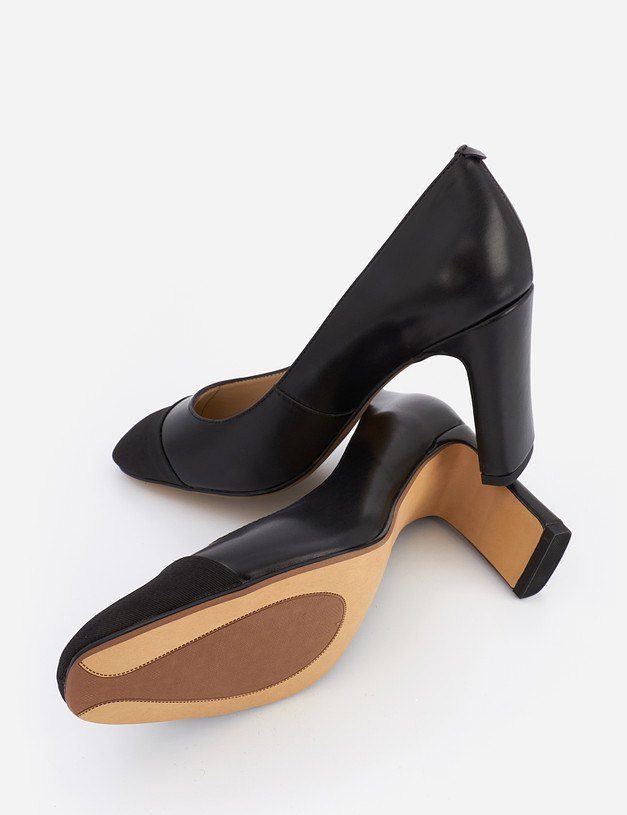 Черные кожаные женские туфли MASCOTTE 21-122511-0102 | ракурс 7