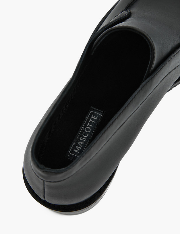 Черные кожаные женские ботинки MASCOTTE 172-2265421-3199M | ракурс 6