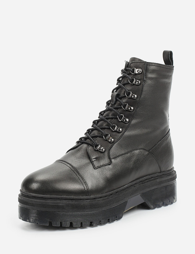 Черные женские ботинки MASCOTTE 21-1221031-4153M | ракурс 3