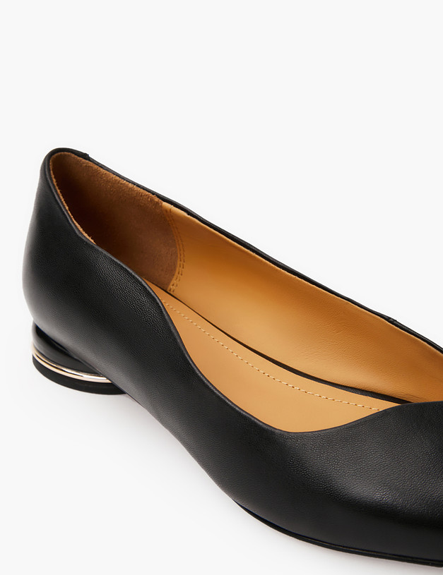 Черные женские туфли из натуральной кожи MASCOTTE 233-313311-0502 | ракурс 6