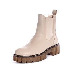 91-32WB-743SR Ботинки женские и.кожа/ворс.ткань беж, INSTREET