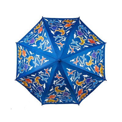 Зонт трость полуавтоматический для мальчиков ZENDEN YU-12UCM-010, цвет синий, размер ONE SIZE - фото 1