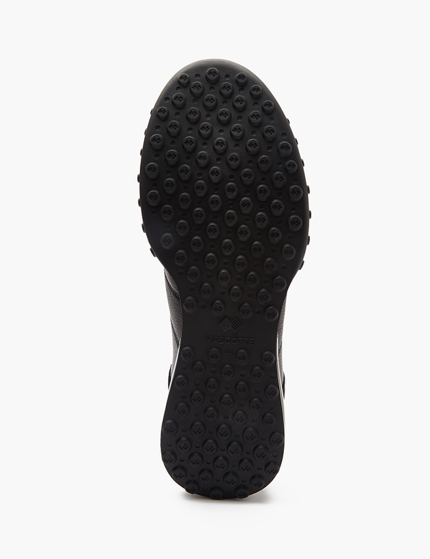 Черные мужские кроссовки с велюровыми вставками  MASCOTTE 22-4192111-0102 | ракурс 5