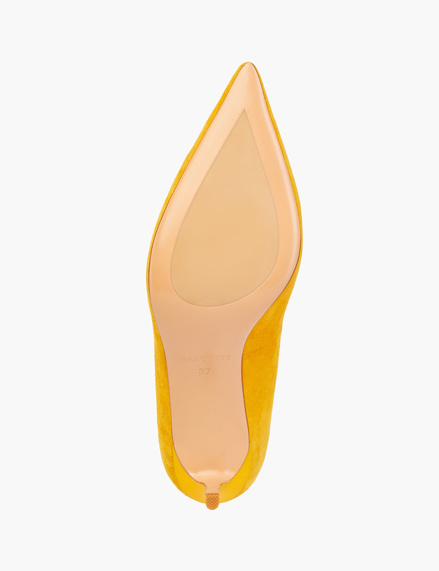 Желтые женские туфли на шпильке MASCOTTE 15-2145113-4603M | ракурс 5