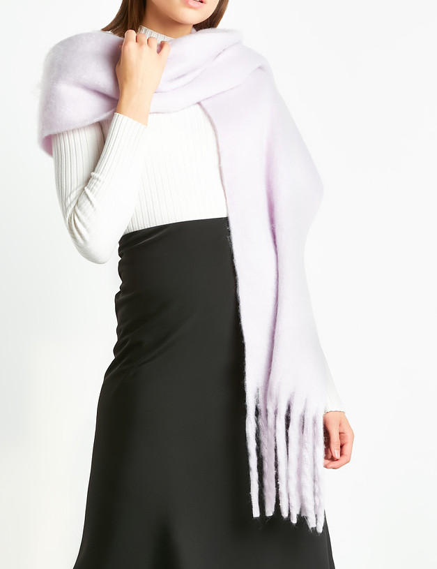 Фиолетовый женский шарф MASCOTTE 766-2221-2407 | ракурс 1